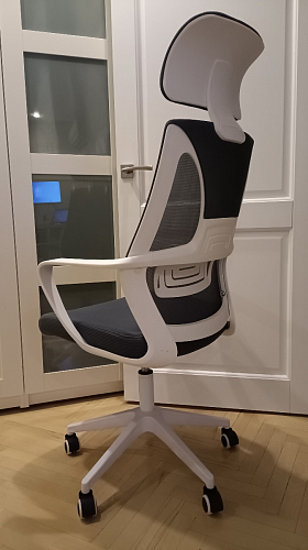 Компьютерное кресло Golem dark gray / white фото покупателя 3