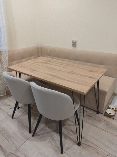 Стул на металлокаркасе Gabi wine red / black фото покупателя 250