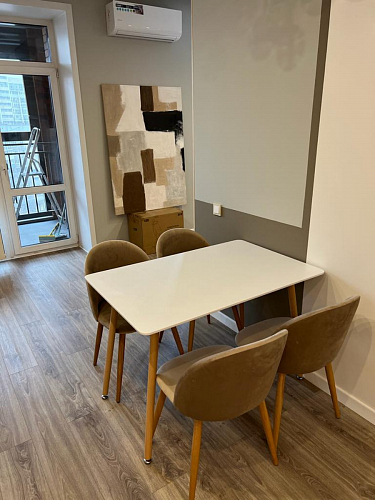 Стол Table 120 white / wood фото покупателя 4
