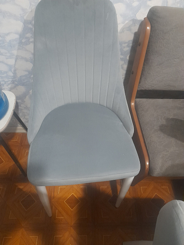 Стул на металлокаркасе Kora white / gray фото покупателя 615