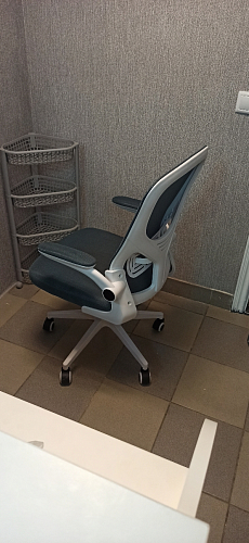 Компьютерное кресло Konfi blue / white фото покупателя 252