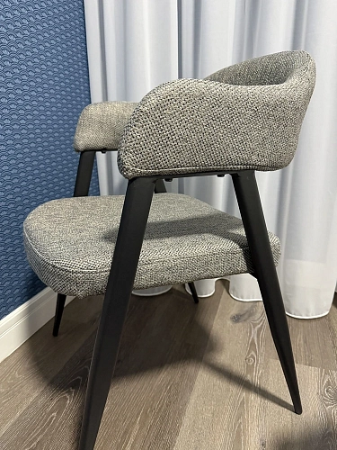 Стул на металлокаркасе Twin gray / black фото покупателя 55