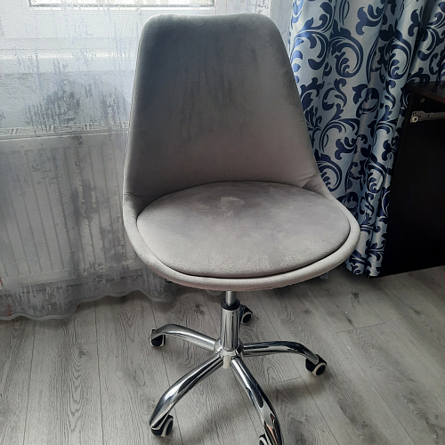 Компьютерное кресло Kolin с подушкой clear / white фото покупателя 282