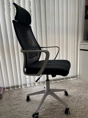 Компьютерное кресло Golem dark gray / white фото покупателя 40