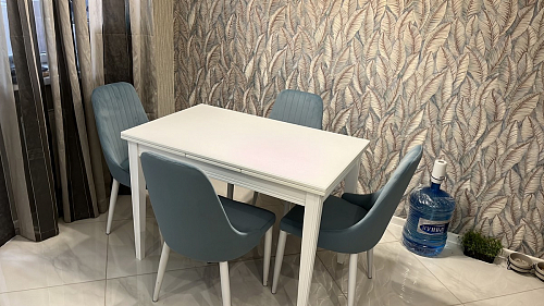 Стул на металлокаркасе Kora white / gray фото покупателя 399