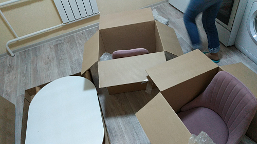 Стул на металлокаркасе Kora white / gray фото покупателя 651