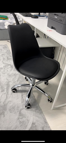 Компьютерное кресло Kolin с подушкой clear / white фото покупателя 451